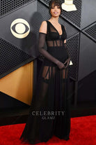 Ella Balinska a line prom dress Grammys red carpet 2024 