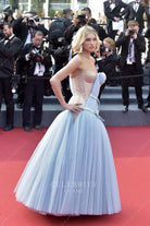 Elsa Hosk two tone dress 2023 Cannes film festival 