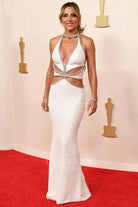 Elsa Pataky plunging prom dress 2024 Oscars red carpet