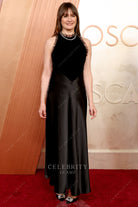 Emily Mortimer black 2025 Oscars red carpet dress