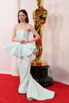 Emma Stone court train prom dress 2024 Oscars