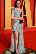 Emma Stone floor length dress 2024 Oscars after party