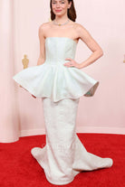 Emma Stone peplum prom dress 2024 Oscars