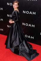 emma watson long train dress noah new york premiere 2014