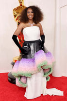 Erika Alexander straight across prom dress 2024 Oscars red carpet