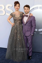 Erin Darke sparkly glitter a line prom dress 2024 Tony Awards 