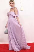 Eugenia Kuzmina sweetheart prom dress 2024 Oscars red carpet 
