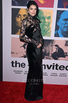 Eva De Dominici black fit flare dress the uninvited la premiere 2024