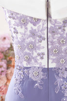 exquisite beading mother of bride dress