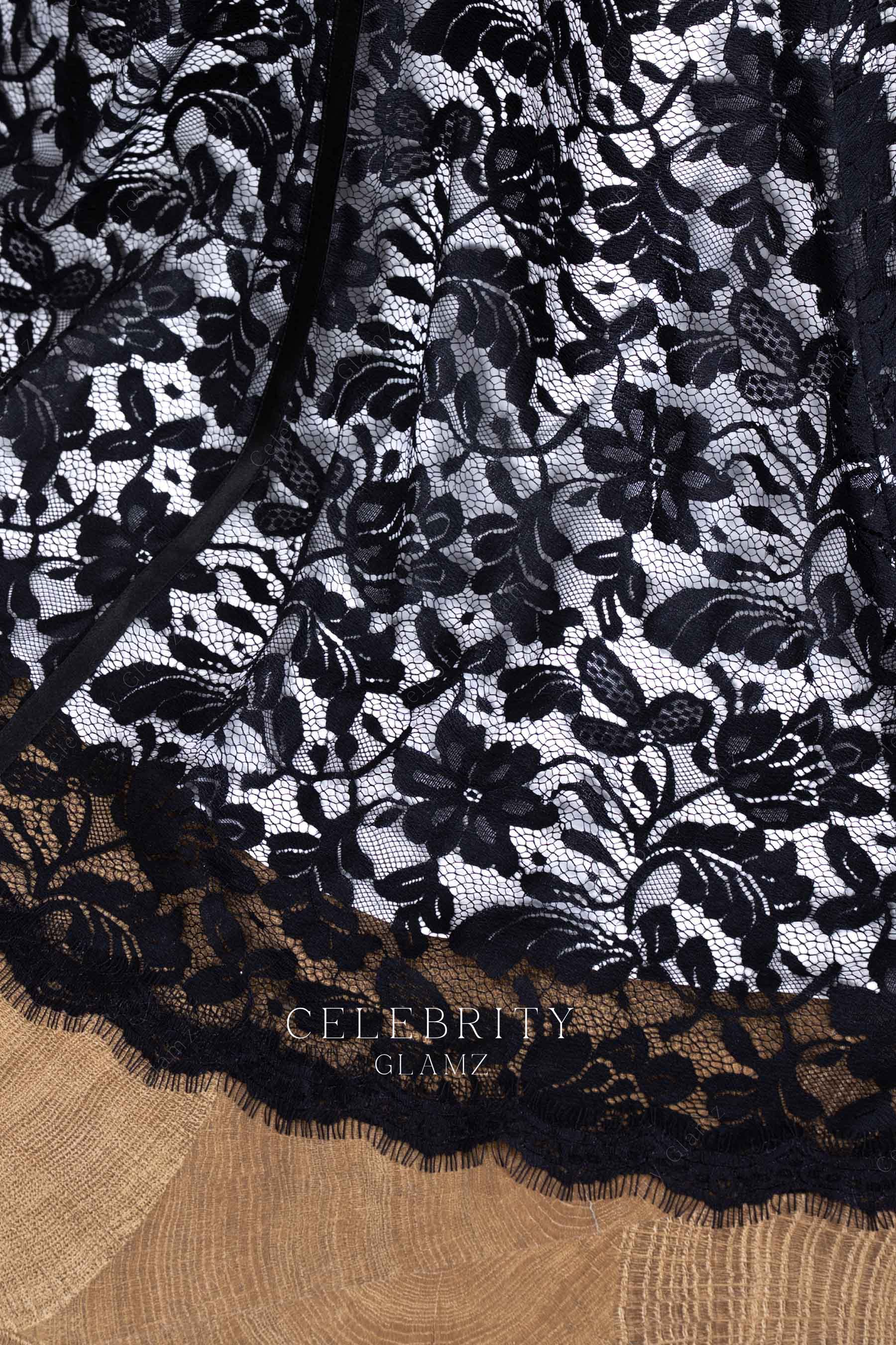 exquisite lace formal dress 