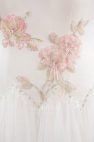 exquisite sequin lace appliques wedding dress