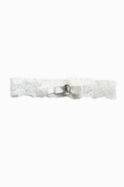 eyelash lace bowknot wedding garter