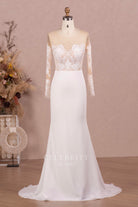 eyelash lace chiffon mermaid wedding dress