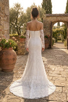 fit flare burnout velvet bridal dress