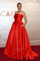 Gal Gadot a line prom dress 2025 Oscars red carpet 