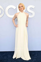 Gayle Rankin ivory crew neck prom dress 2024 tony awards