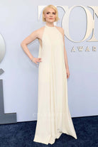 Gayle Rankin ivory sleeveless formal dress 2024 tony awards