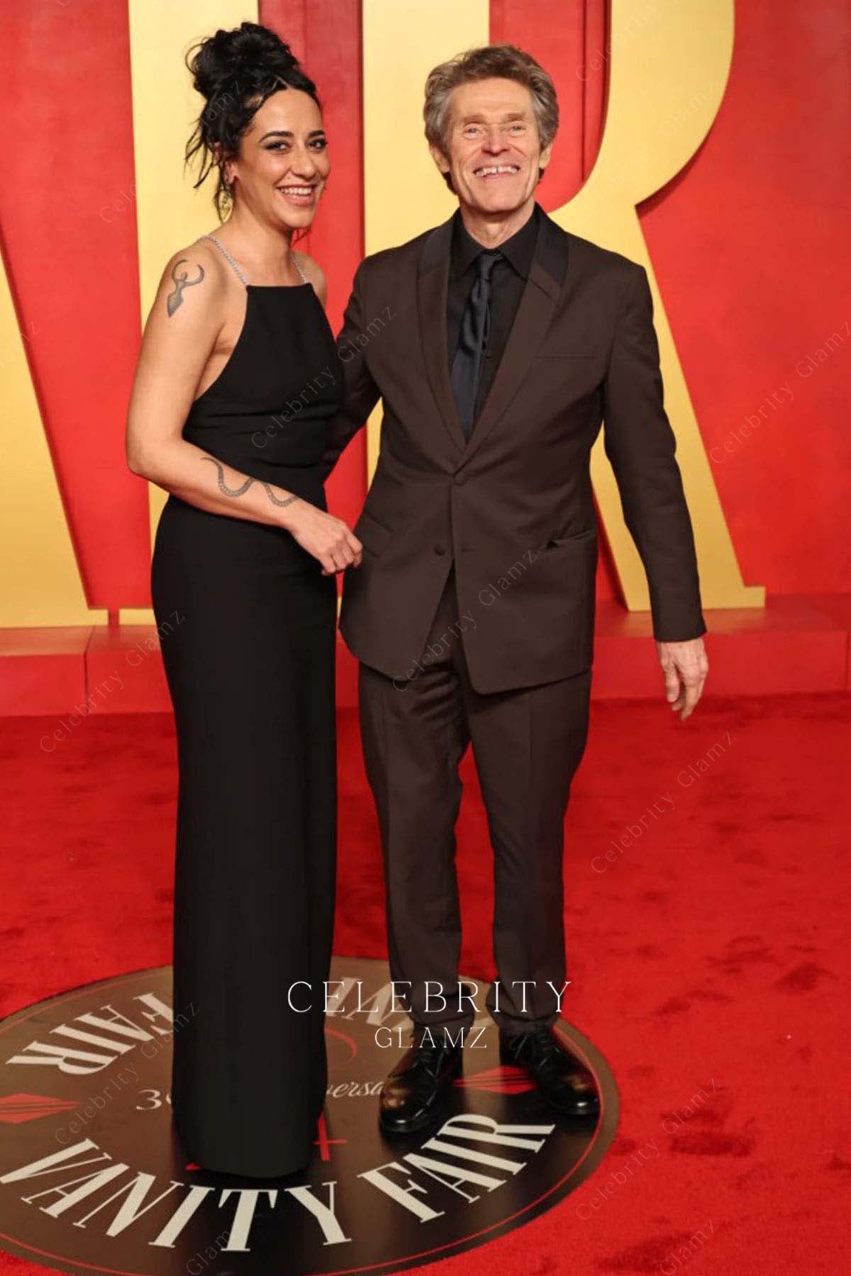 Giada Colagrande column prom dress 2024 Oscars red carpet
