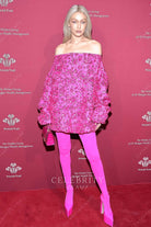 Gigi Hadid pink crystals dress 2022 prince trust gala