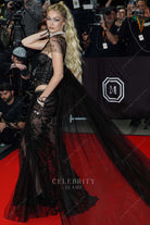 Gigi Hadid streamer met gala 2023 dress