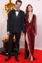 Grace Gummer floor length prom dress 2024 Oscars red carpet