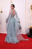 Hailee Steinfeld open back prom dress 2024 Oscars 