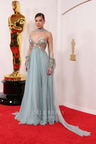 Hailee Steinfeld sweetheart prom dress 2024 Oscars 