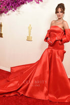 Haley Kalil trumpet prom dress 2024 Oscars red Carpet 