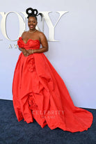 Heather Simms strapless formal dress 2024 tony awards