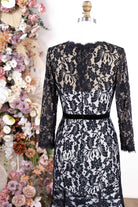 illusion back formal dress 