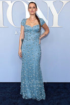 Ingrid Michaelson fit flare prom dress 2024 Tony awards