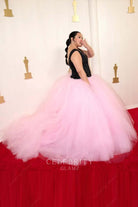 Janae Collins sweep train prom dress 2024 Oscars red carpet 