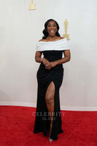 Janine Rubenstein fit flare prom dress 2024 Oscars red carpet