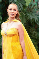 Jessica Chastain sweetheart neck formal dress tong awards 2023