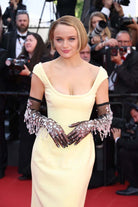 Joey King daffodil scoop neck formal  dress Cannes film festival 2024