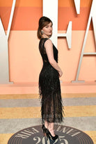 Kaitlyn Dever 2025 Vanity fair party illusion back dress