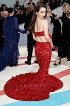 Kaitlyn Dever open back 2023 met gala dress