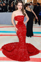 Kaitlyn Dever chapel train 2023 met gala celebrity dress