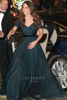 Kate chiffon evening dress national portrait gallery 2014