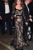 Kate fit flare evening dress royal variety performance 2019