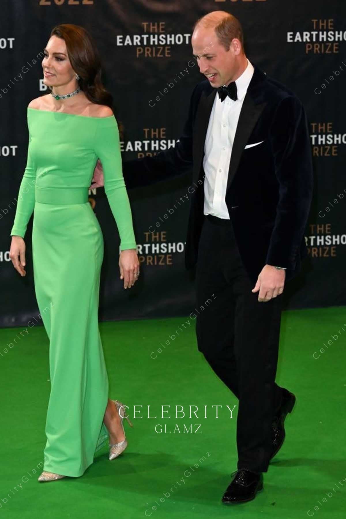 Kate floor length 2022 earth shot prize formal dress