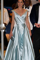 Kate floor length Bahamas reception formal dress 2022