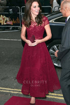 Kate illusion neck prom dress west end musical opening night 2017
