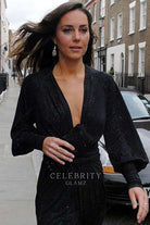 Kate Middleton jersey plunging neck casual dress walking through Chelsea 2007