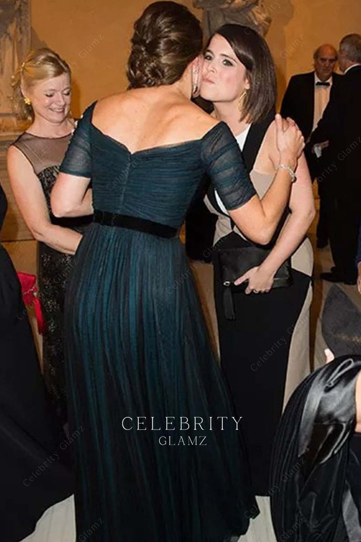 Kate v back midnight formal dress national portrait gallery 2014