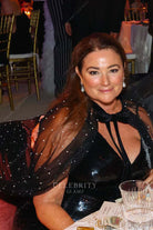 Keely Shaye Smith black illusion  2023 met gala cape