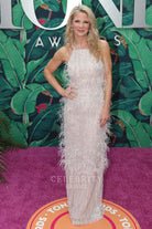 Kelli O'Hara sleeveless formal dress 76th tony awards