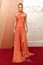 Kelly Ripa 2025 Oscars red carpet a line dress