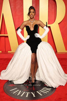Kelly Rowland strapless prom dress 204 Oscars after party
