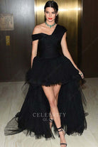 Kendall Jenner black tulle dress 2017 daily front row awards